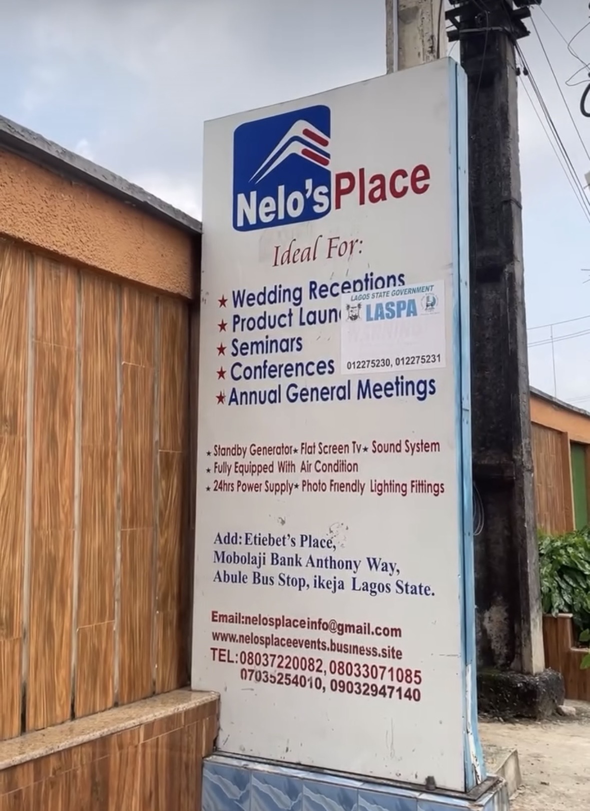 Nelos Place Event Center
