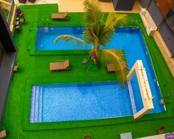 Swimming Poolside Area