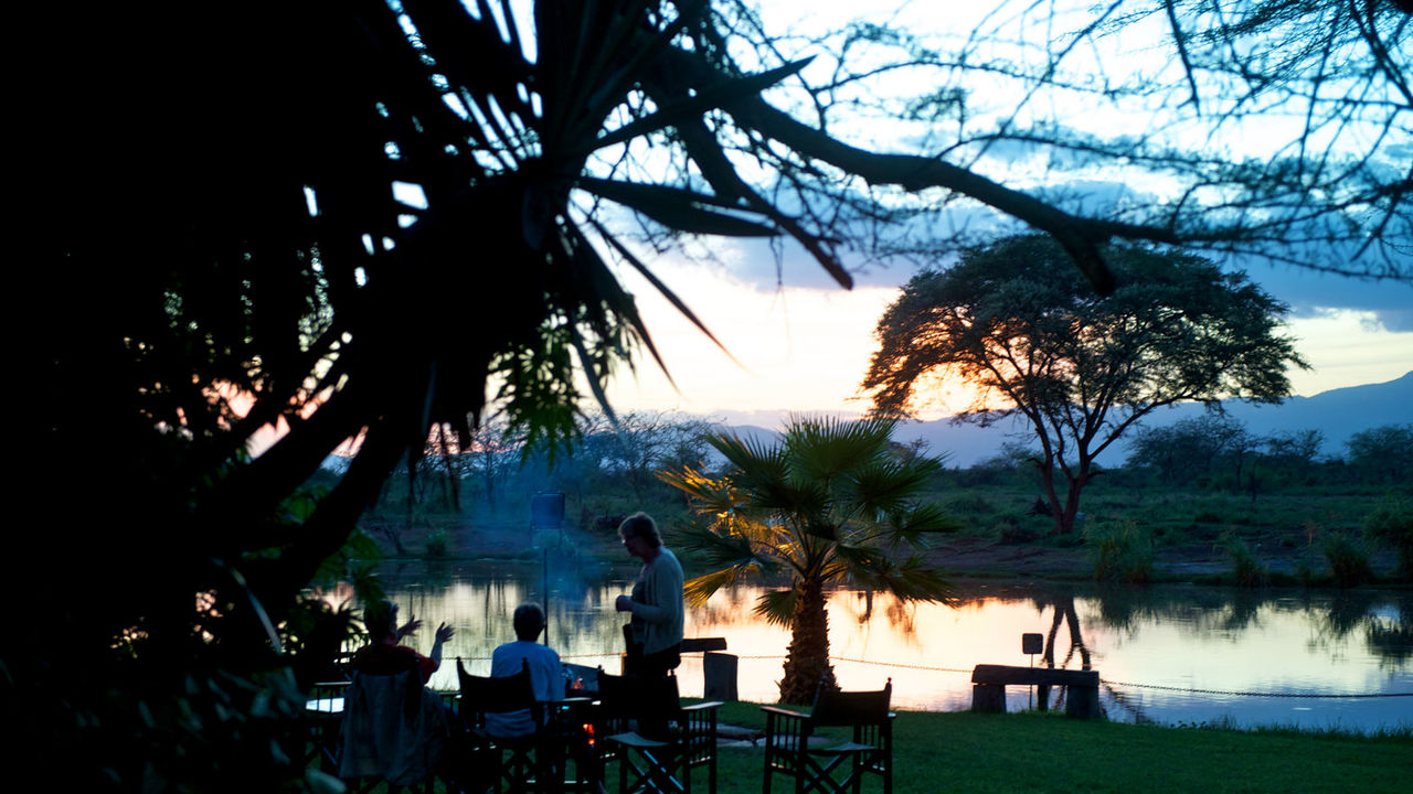 Lush Riverfront Lawns