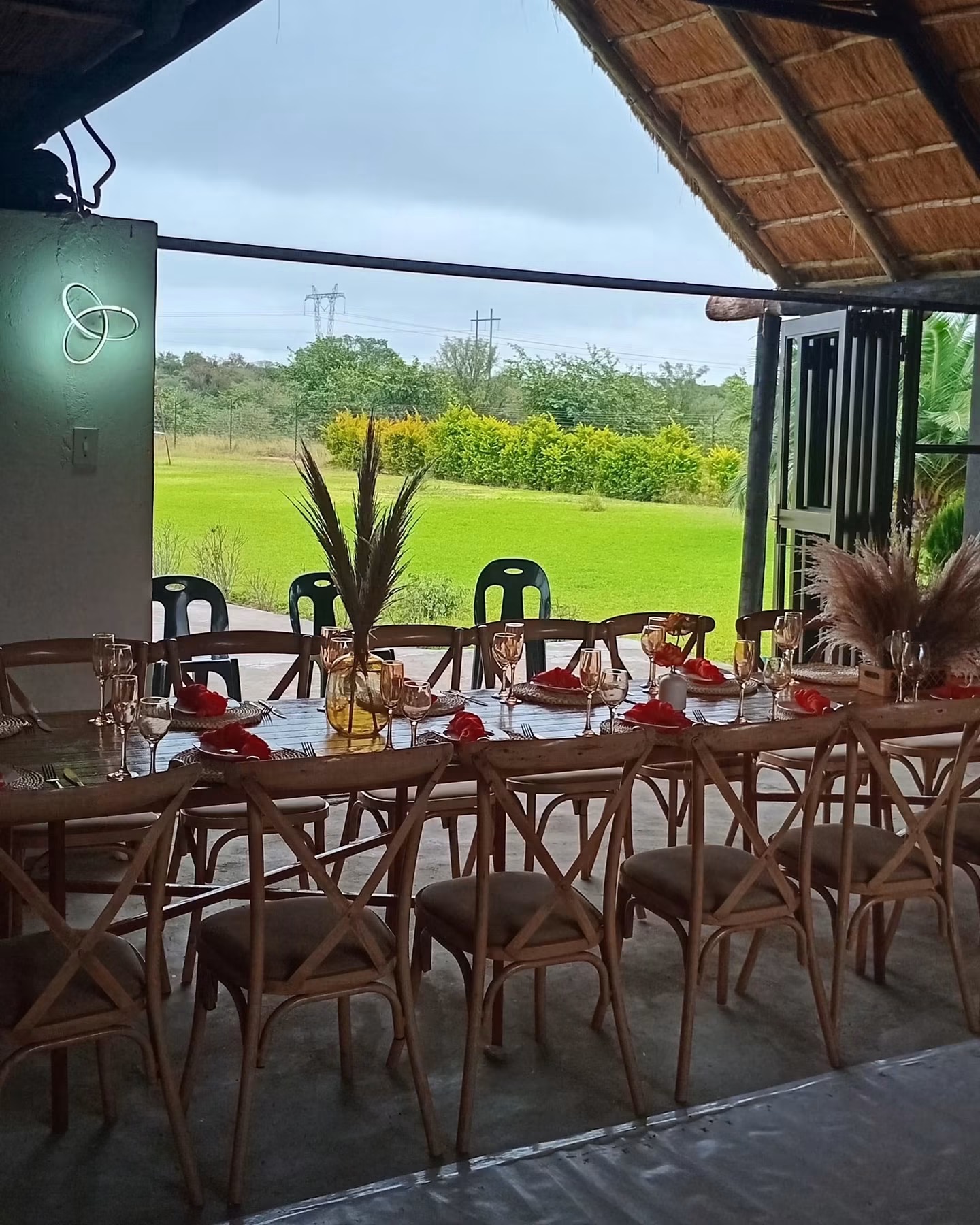 Garden Patio & Shaded Lounge Area