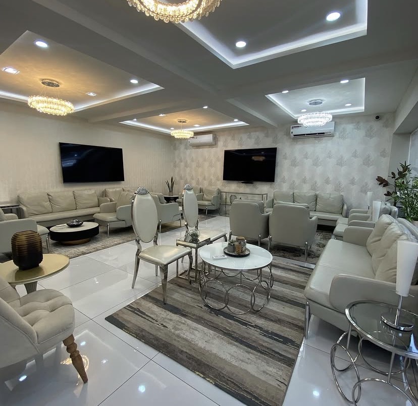 Lounge and Pool Area