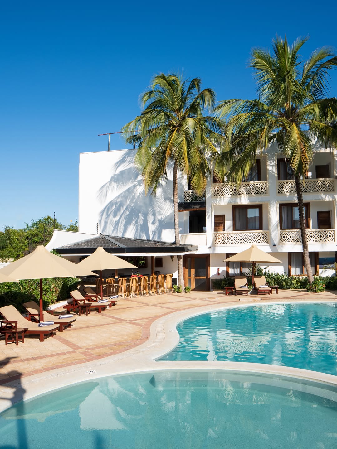 Oriental Poolside Restaurant Deck