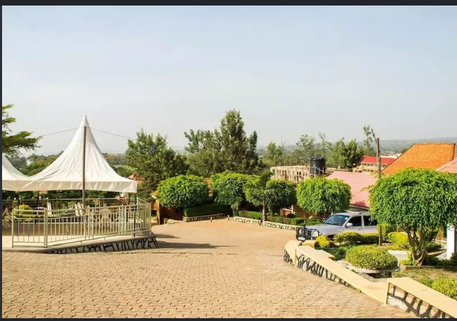 Outdoor Hotel Grounds