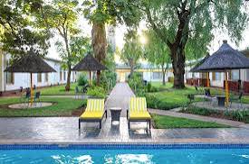 Outdoor Pool Terrace & Lawn